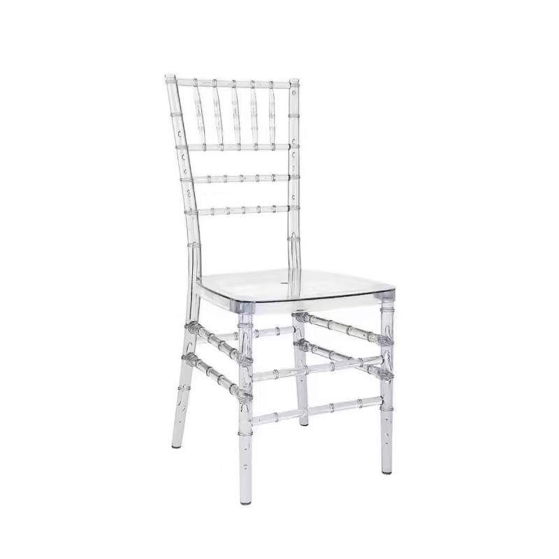 Clear Tiffany Knock-Down Chair for Wedding Event Banquet
