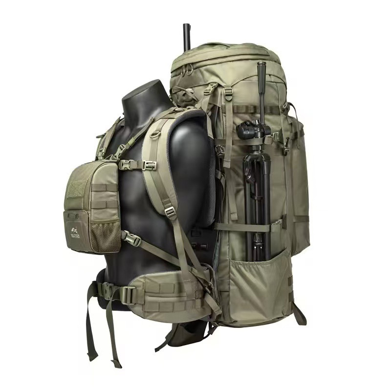 500D Cordura Nylon hunting Backpack Outdoor with Fiber Frame
