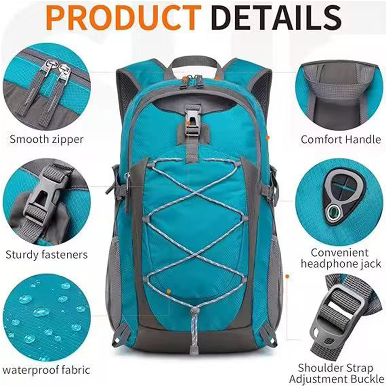 40L Hiking Lightweight Daypack Waterproof Camping Backpack