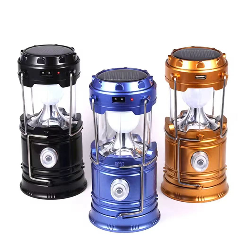 Multifunctional Solar Portable Telescopic Camp Lights USB Camping Light