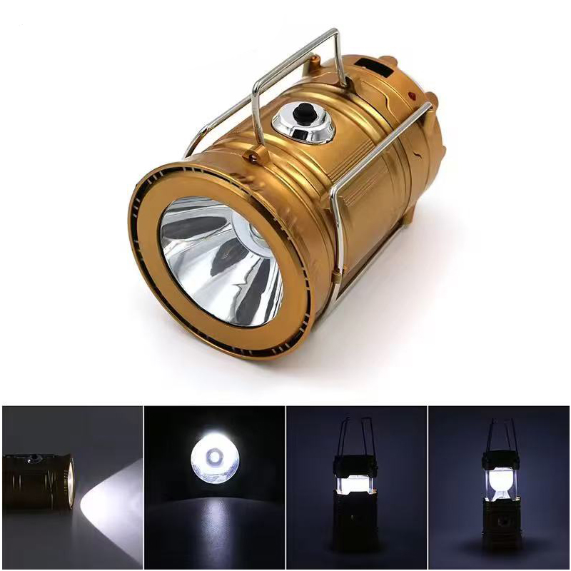 Multifunctional Solar Portable Telescopic Camp Lights USB Camping Light