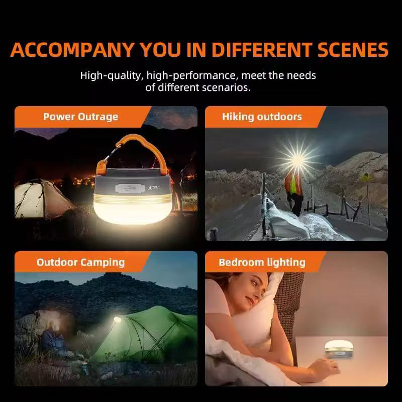 Quick Customization Outdoor Waterproof LED T60 Camping Lamp