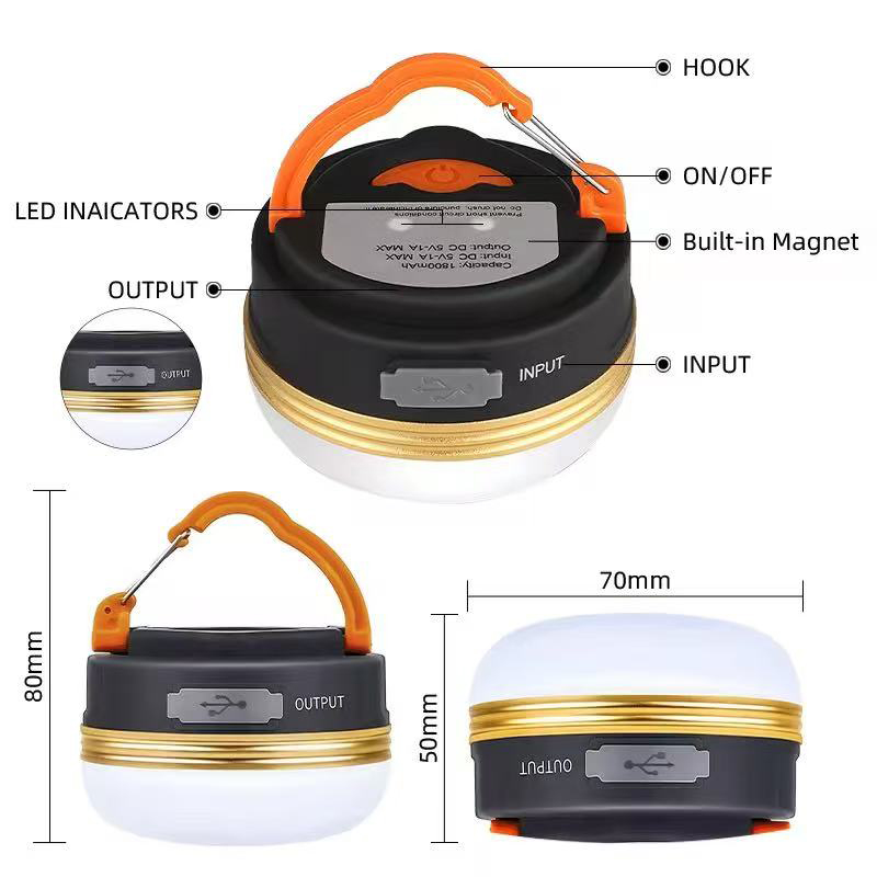 Quick Customization Outdoor Waterproof LED T60 Camping Lamp