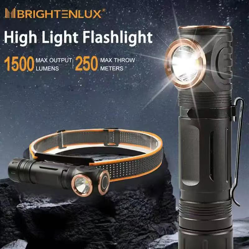 Customized USB Rechargeable Camping 6 modes LED Waterproof Headlamp