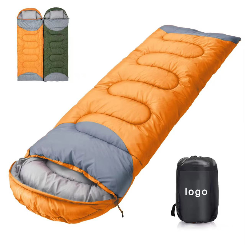 Custom Logo Hoodie Warm Sleeping Bag Cold Climate Winter Thermal for Camping