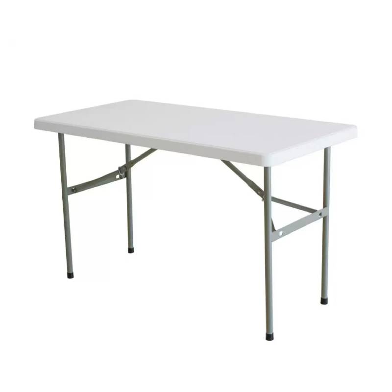 4ft non-foldable indoor & Outdoor white color Plastic HDPE Table 4ft non-foldable indoor & Outdoor white color Plastic HDPE Table
