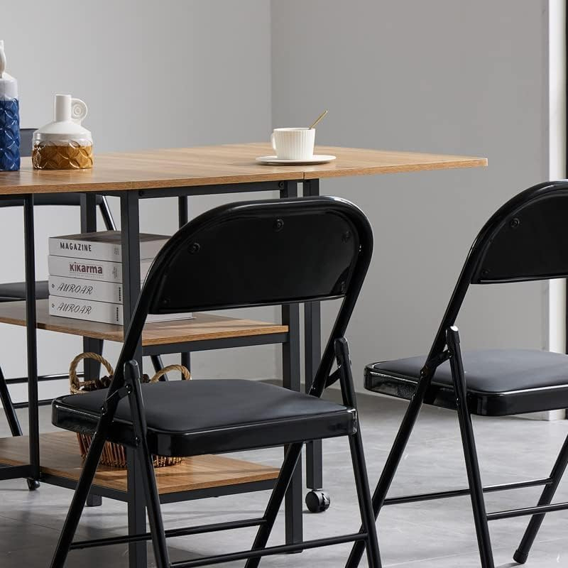Comfortable Vinyl-Padded Metal Steel Folding Chairs Comfortable Vinyl-Padded Metal Steel Folding Chairs