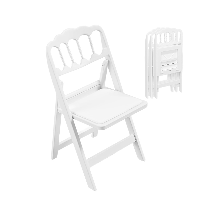White Residential Standard Plastic Folding Chair for Indoor or Outdoor White Residential Standard Plastic Folding Chair for Indoor or Outdoor