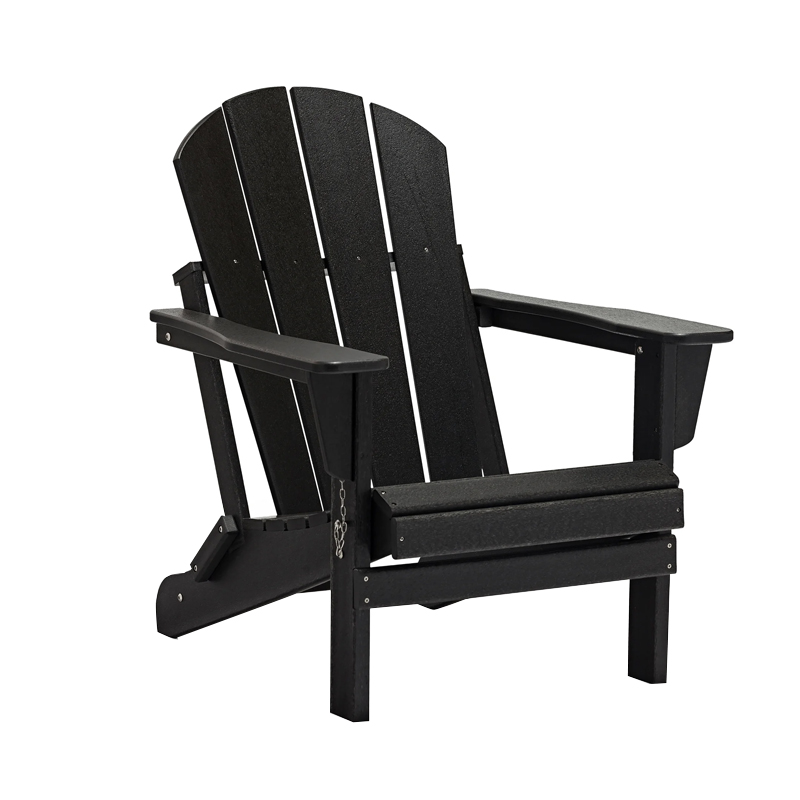 Folding Adirondack Chair, HDPE All-Weather Patio Chairs
