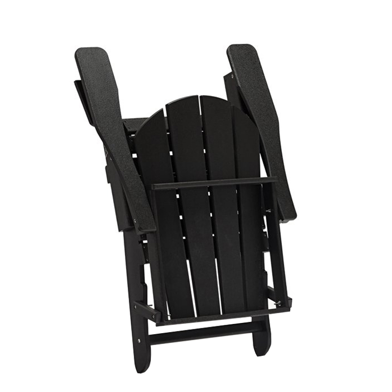 Folding Adirondack Chair, HDPE All-Weather Patio Chairs
