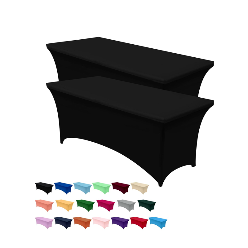 Tablecloth 6ft Fitted and Stretch Table Cover for Rectangle Tables Tablecloth 6ft Fitted and Stretch Table Cover for Rectangle Tables
