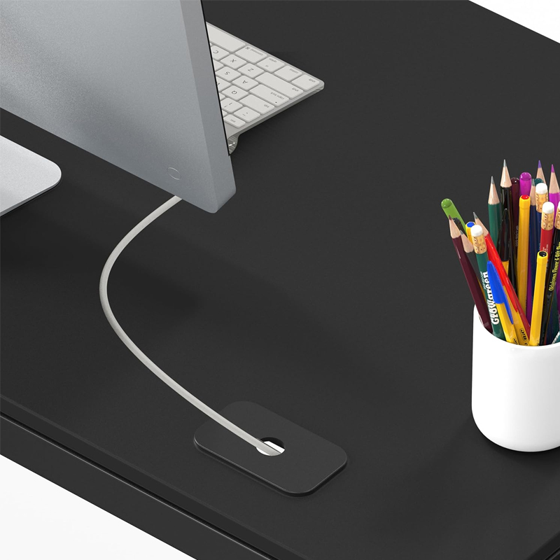 Black color Commercial-Grade Office Computer Desk 