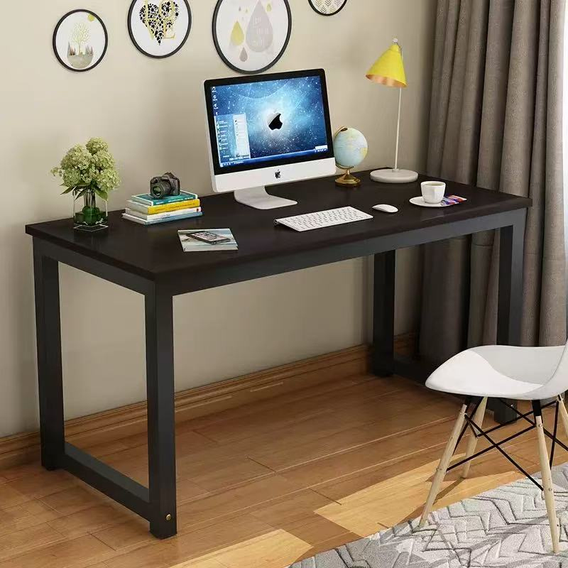 Black color Commercial-Grade Office Computer Desk 