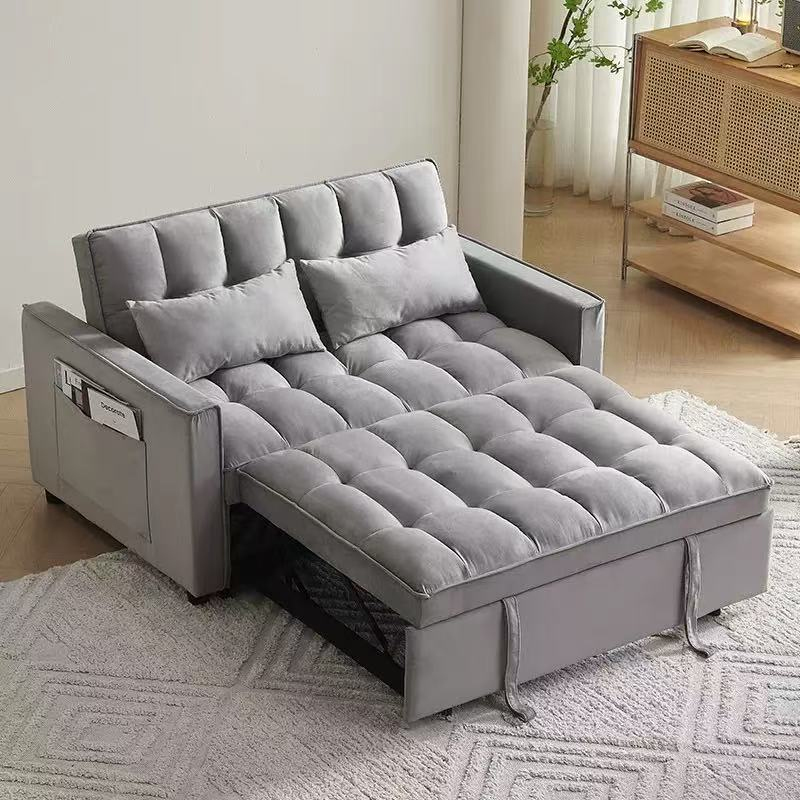 Foldable multi-functional double fabric sofa bed Foldable multi-functional double fabric sofa bed
